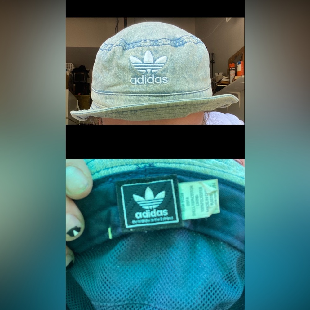 Blue bucket hat
